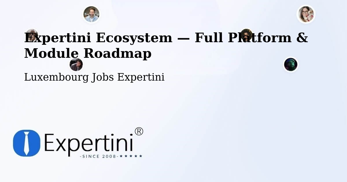 Expertini Ecosystem — Full Platform & Module Roadmap – Rollingen